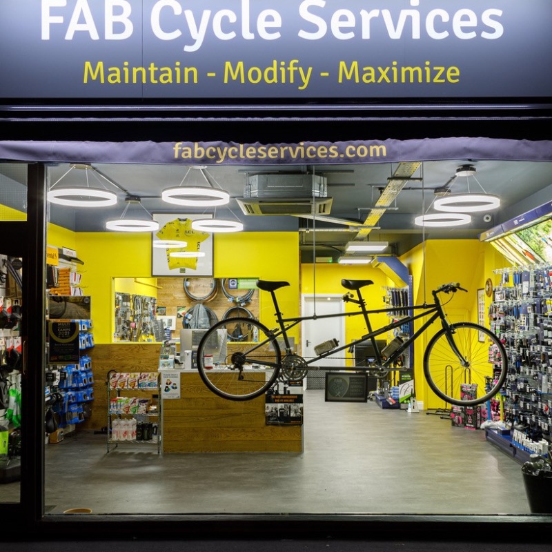 We're on social! news item at FAB Cycle Services